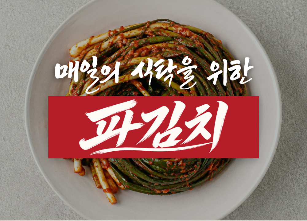 매일의 식탁을 위한 파김치